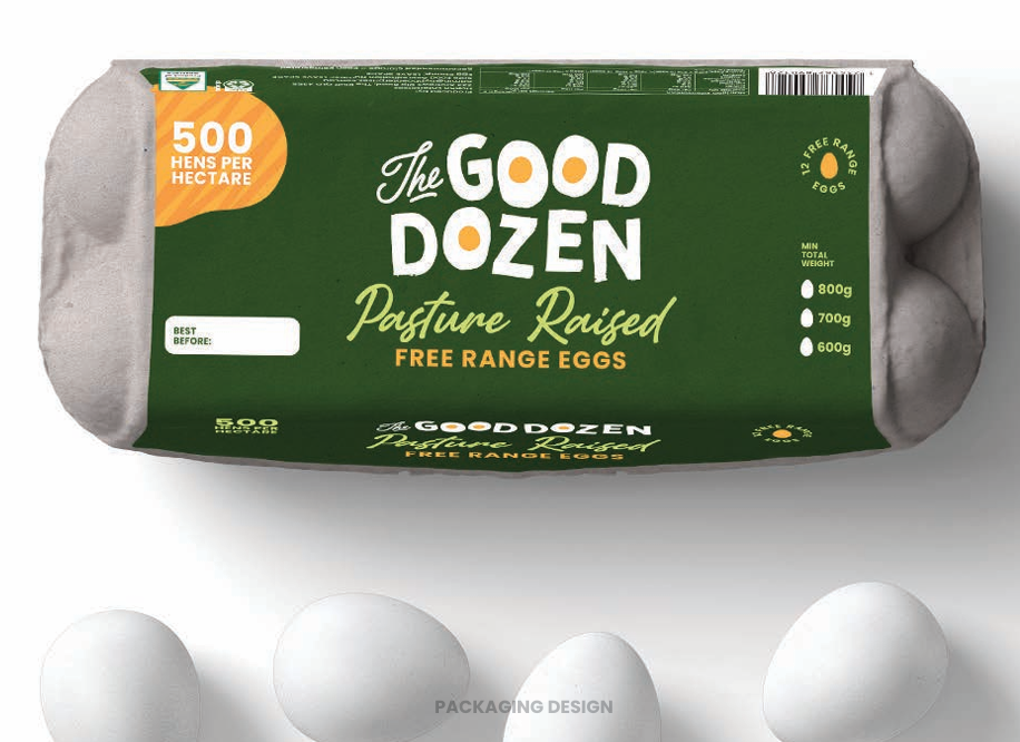 The Good Dozen pasture-raised egg carton The Good Dozen pasture-raised egg carton